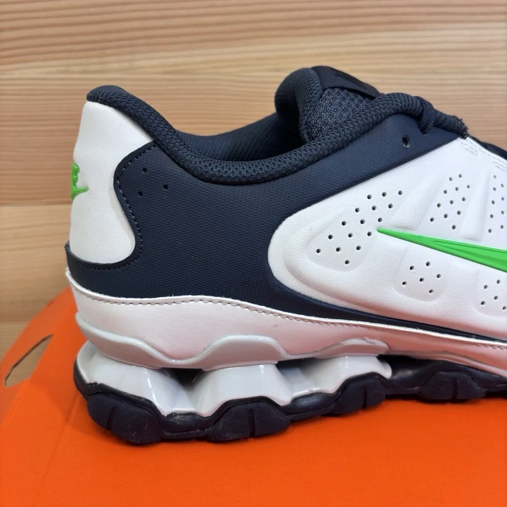 Nike Reax 8 NSW SL Training Shoes Mens 10 White Green Navy IR5118-102